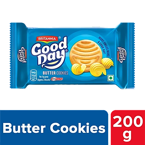 GOOD DAY BUTTER COOKIES 200GM(BRITANNIA)