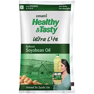 Emami Healthy & Tasty Ultra Lite Soyabean Oil Pouch 1ltr