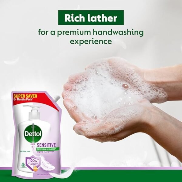 detol sesitive handwash pouch 675 ml