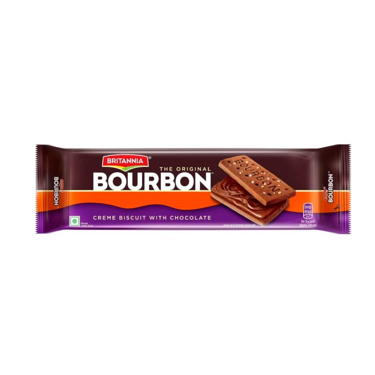 Britannia Bourbon Creme Biscuit With Chocolate 150gm