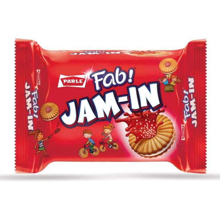 Parle Fab Jam-In With Mixed Fruits Jam Biscuits 150 gm