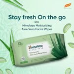 Himalaya Moisturizing Aloe Vera Facial Wipes - Image 2
