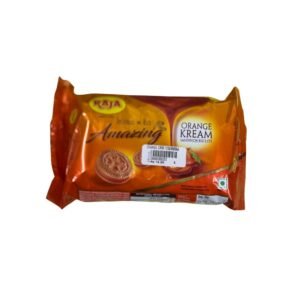 Raja Amazing Orange Kream Sandwish Biscuits 125gm