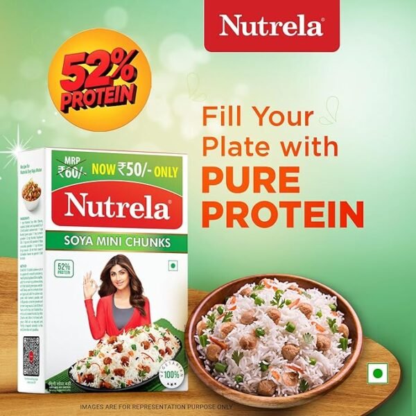 Nutrela Soya Mini Chunks 200gm - Image 4
