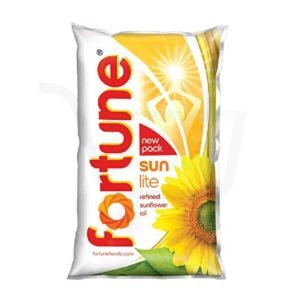 Fortune Sunlite Refined Sunflower Oil Pouch 1Ltr