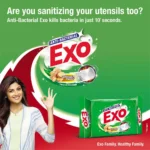 Exo Anti-Bacterial Dishwash Bar - Ginger Twist 90 gm