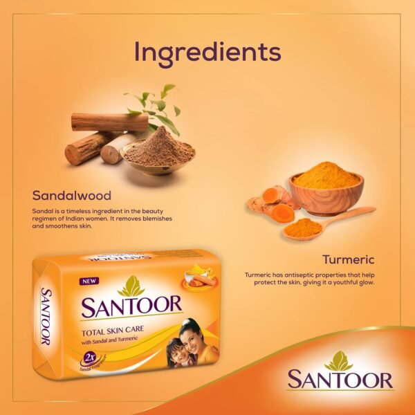 santoor sope 100 gram set