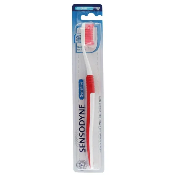 Sensodyne Sensitive Manual Toothbrush, Brush With Soft Bristles