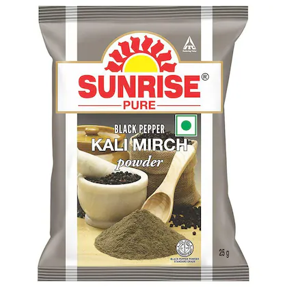 Sunrise Pure Black Pepper Powder, Kali Mirch Powder, 50 g B