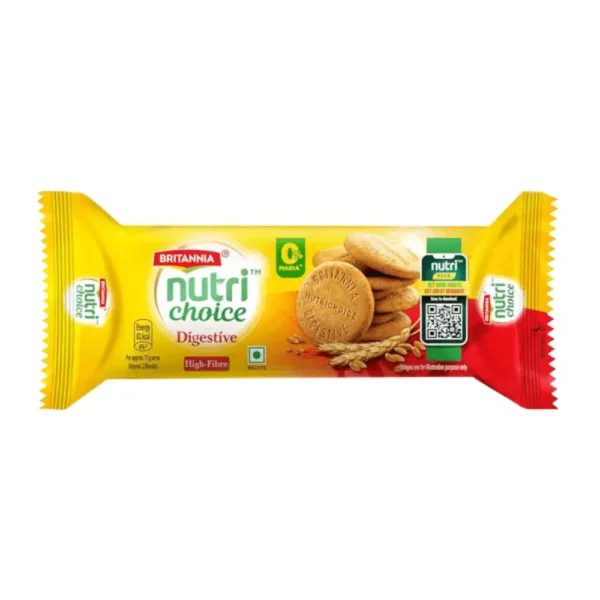 Britannia Nutri Choice Digestive High Fibre 192 g - Image 1