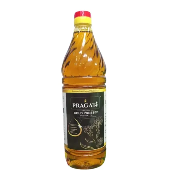 Pragati Cold Pressed Mustard Oil 1ltr