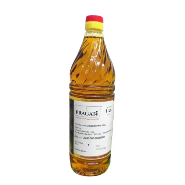 Pragati Cold Pressed Mustard Oil 1ltr